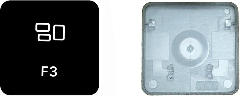 GRMTRV Replacement Individual Key Cap Hinge for MacBook Air 13'' 15'' M3 M4 A3113 A3114 A3240 A3241, 14'' 16'' Pro/Max M4 A3185 A3186 A3401 A3112 A3403 2024-2025 (F3) - Image 2